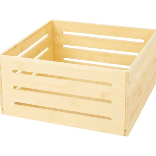 Merk Absolu Chic Bamboe Opbergkist Beige,Bruin Hot