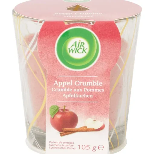 Air Wick Geurkaars Apple Crumble Rood Sale