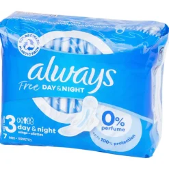 Always Free Maandverband Day & Night Wit Clearance