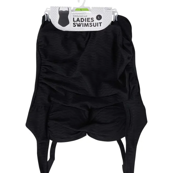 Merk Badpak Print,Zwart Clearance