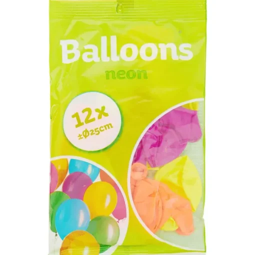 Merk Ballonnen Meerkleurig New