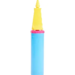 Merk Ballonpomp Blauw,Geel,Roze Hot