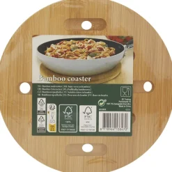 Staub Bamboe Onderzetter Bruin Sale