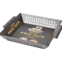 Big Jeff Barbecue Wok Grillmand Zwart
