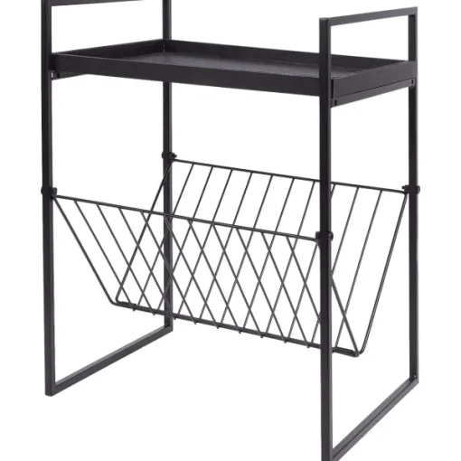 Merk Bijzettafel Met Tijdschriftenrek Beige,Zwart Discount
