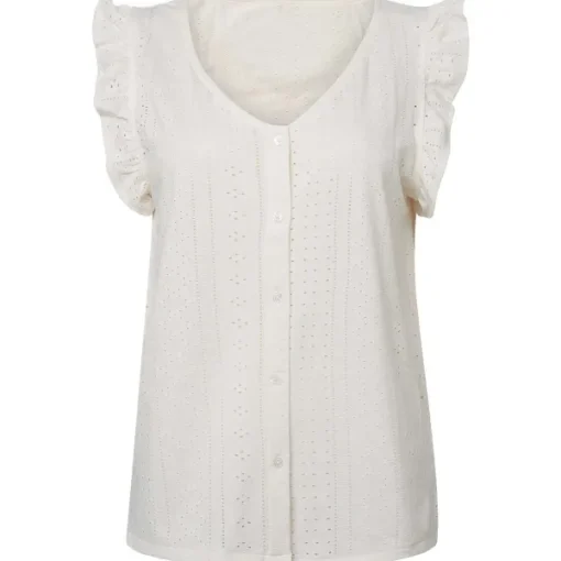 SuperTrash Blouse Roze,Wit,Zwart Sale