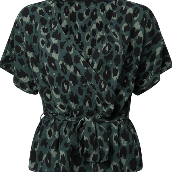 SuperTrash Blouse Met Overslag Print Outlet