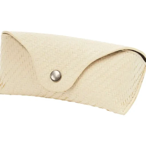 Merk Brillenkoker Beige,Bruin,Print,Zilver,Zwart