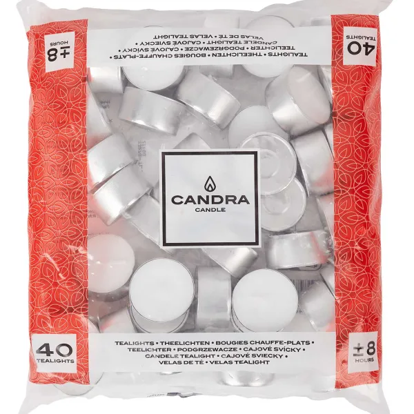 Candra Theelichten Wit