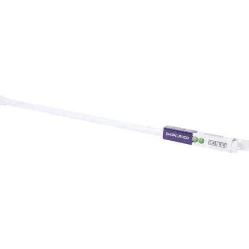 Cascata Douchegordijn-Stang Wit,Zilver,Zwart New