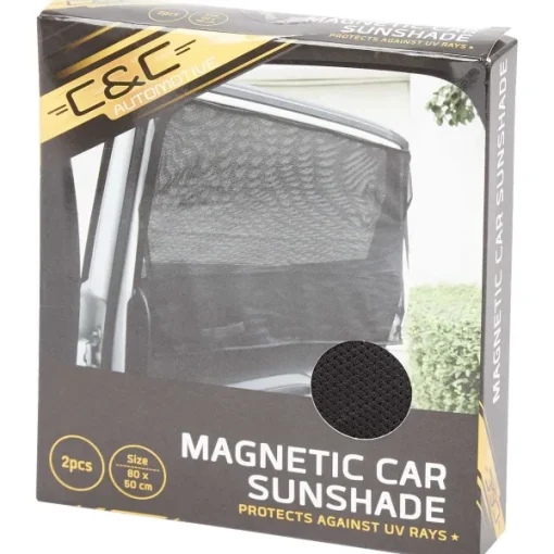 C&C Magnetisch Autozonnescherm Zwart Sale