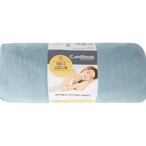 Comfibeds Jersey Hoeslaken Zwart,Blauw,Grijs,Groen,Roze Hot