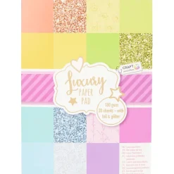 Office Essentials Craft Sensations Luxe Papierblok Meerkleurig Sale