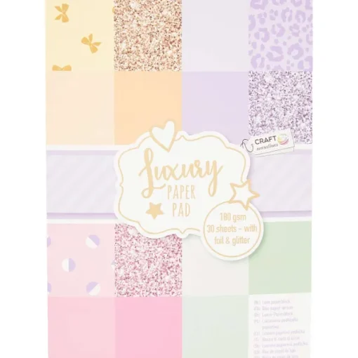 Office Essentials Craft Sensations Luxe Papierblok Meerkleurig Sale