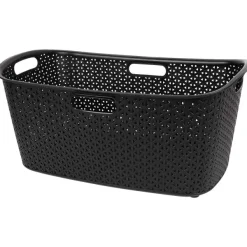 Curver Rattan Wasmand Zwart,Wit Online