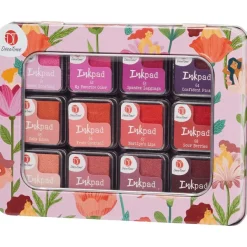 Office Essentials D Cotime Stempelkussens In Blik Meerkleurig Sale