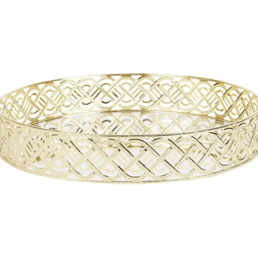 Merk Dienblad Met Spiegel Goud,Zilver Clearance