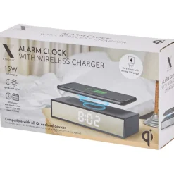 Merk Digitale Wekker Zwart,Zilver Hot