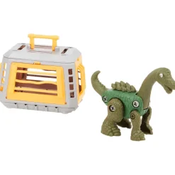 Mini Matters Dinosaurus Met Kooi Meerkleurig