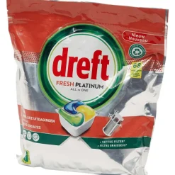 Dreft Fresh Platinum Vaatwastabletten All In One New