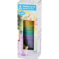 Royal Leerdam Drinkbekers Met Rietjes Meerkleurig Outlet