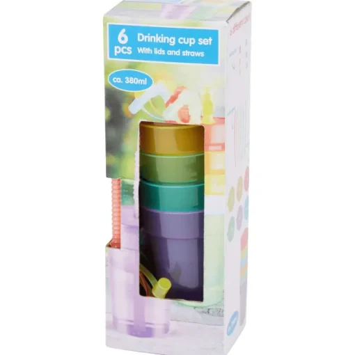 Royal Leerdam Drinkbekers Met Rietjes Meerkleurig Outlet