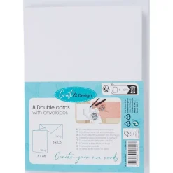 Office Essentials Dubbele Kaarten Met Enveloppen Beige,Wit Sale