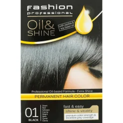 Head & Shoulders Fashion Professional Haarverf Oil & Shine Zwart