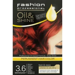 Head & Shoulders Fashion Professional Haarverf Oil & Shine Rood New