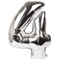 Merk Folieballon Cijfer Goud,Meerkleurig,Zilver Outlet
