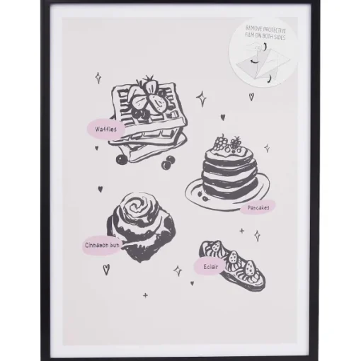 Merk Fotoframe Met Posters Bruin,Zwart New