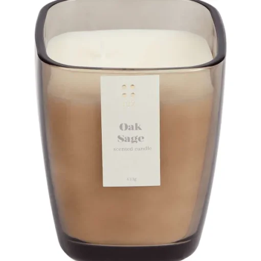 Candra Geurkaars In Glas Beige,Bruin,Groen,Oranje Sale