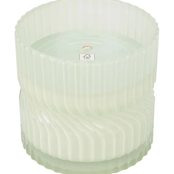 Candra Geurkaars In Glas Groen,Roze,Wit Sale