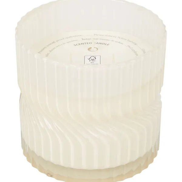 Candra Geurkaars In Glas Groen,Roze,Wit Sale