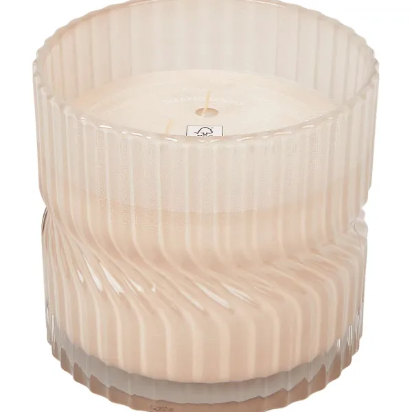 Candra Geurkaars In Glas Groen,Roze,Wit Sale