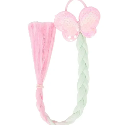 Schrunchmiez Haarclip Of -Elastiek Met Vlecht Blauw,Groen,Meerkleurig,Paars,Roze Online