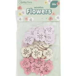 Disney Hobby Flora Houten Bloemen Beige,Blauw,Geel,Paars,Roze Online