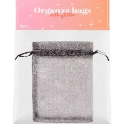 Merk Hobby Flora Organza Zakjes Blauw,Geel,Grijs,Oranje,Roze,Zwart Best
