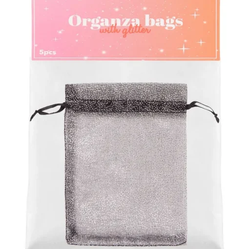 Merk Hobby Flora Organza Zakjes Blauw,Geel,Grijs,Oranje,Roze,Zwart Best