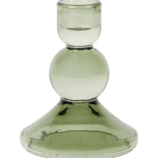 Merk Home Accents Dinerkaarsenhouder Bruin,Groen,Transparant New