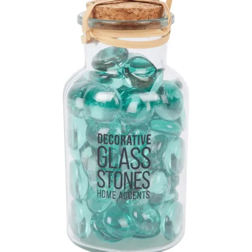 Merk Home Accents Glazen Decoratiestenen Blauw,Groen,Transparant,Zwart Discount