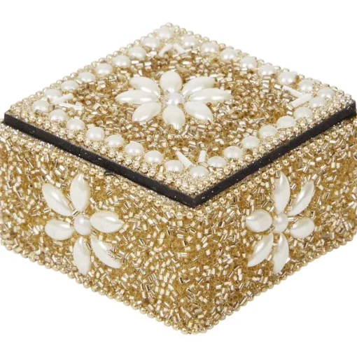 Merk Home Accents Opbergdoosje Goud,Groen,Meerkleurig,Roze Sale