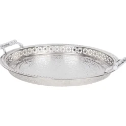 Staub Home Accents Rond Dienblad Zilver New