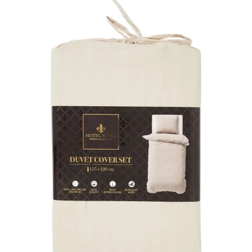 Hotel Royal Dekbedovertrek Beige,Grijs,Print,Wit Clearance