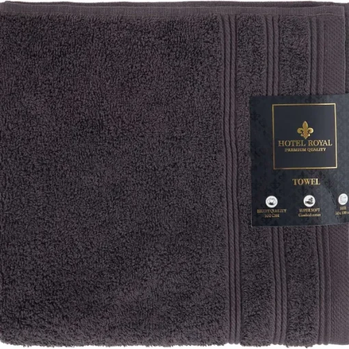 Hotel Royal Handdoek Antraciet Grijs