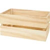 Merk Houten Krat Groot Bruin Discount