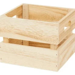 Merk Houten Krat Klein Bruin Discount