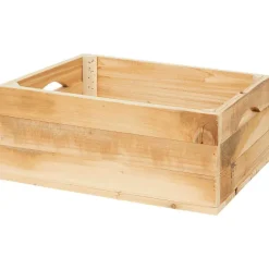 Merk Houten Opbergkist Beige Hot