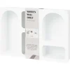 Merk Houten Wandkast Taupe,Wit Clearance