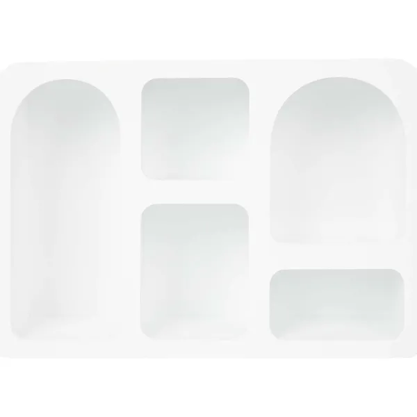 Merk Houten Wandkast Taupe,Wit Clearance